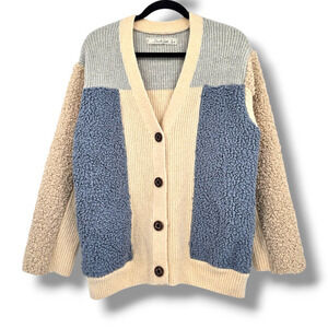 Boundless North Women's The Ruth Faux Shearling Fur Sherpa Cardigan Sweater‎